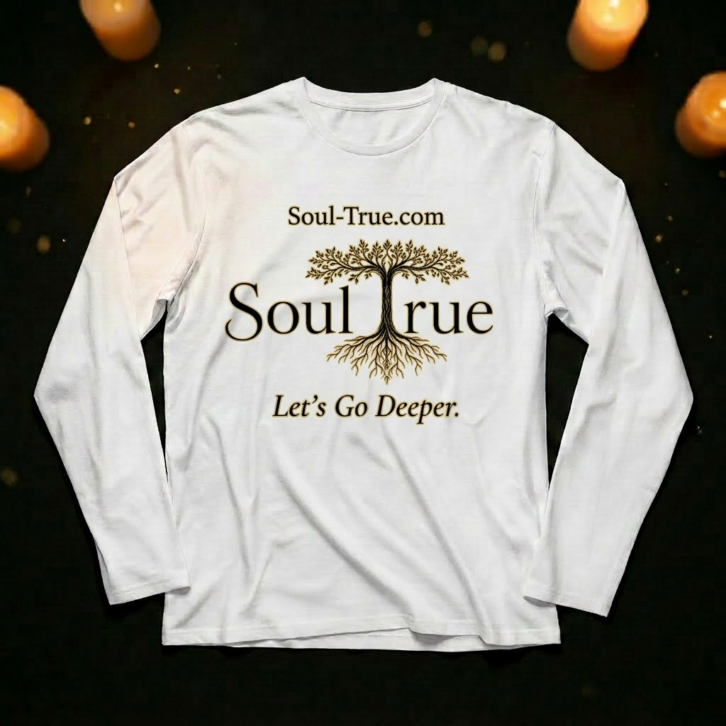 Long Sleeve Tee — White/Gold